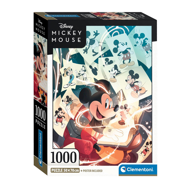 Clementoni Puzzle Mickey Mouse, 1000 pièces.