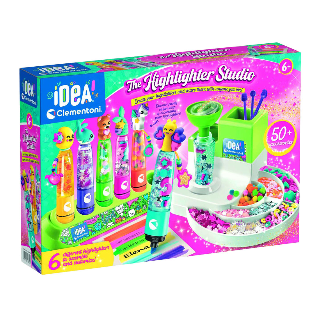 Clementoni Idea Highlighter Making Studio, 6 Stifte