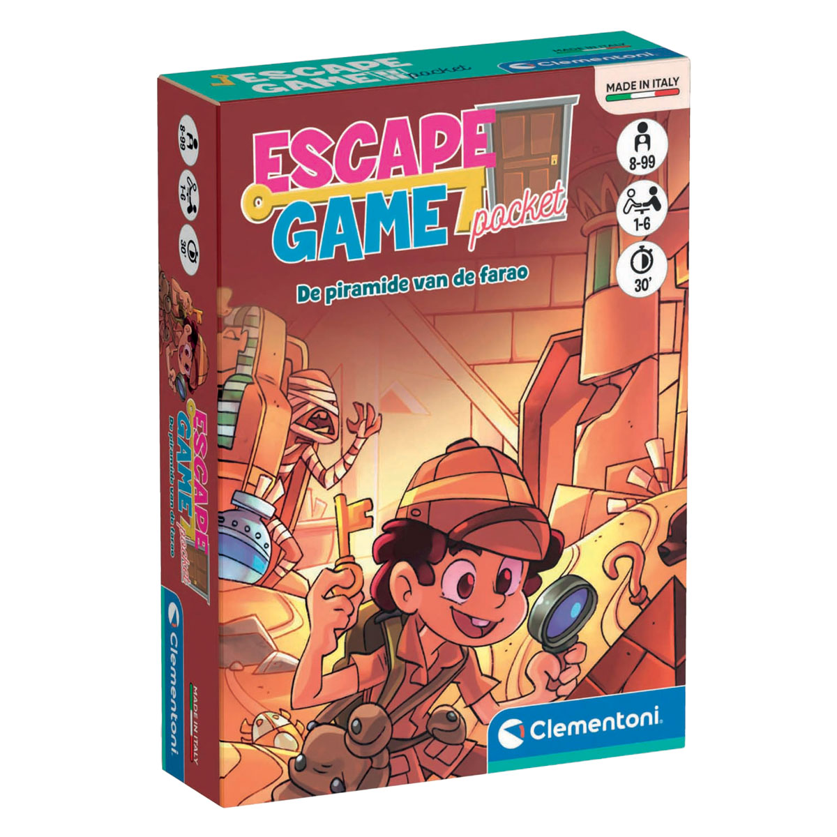 Clementoni Pocket Escape Spel - De Piramide van de Farao