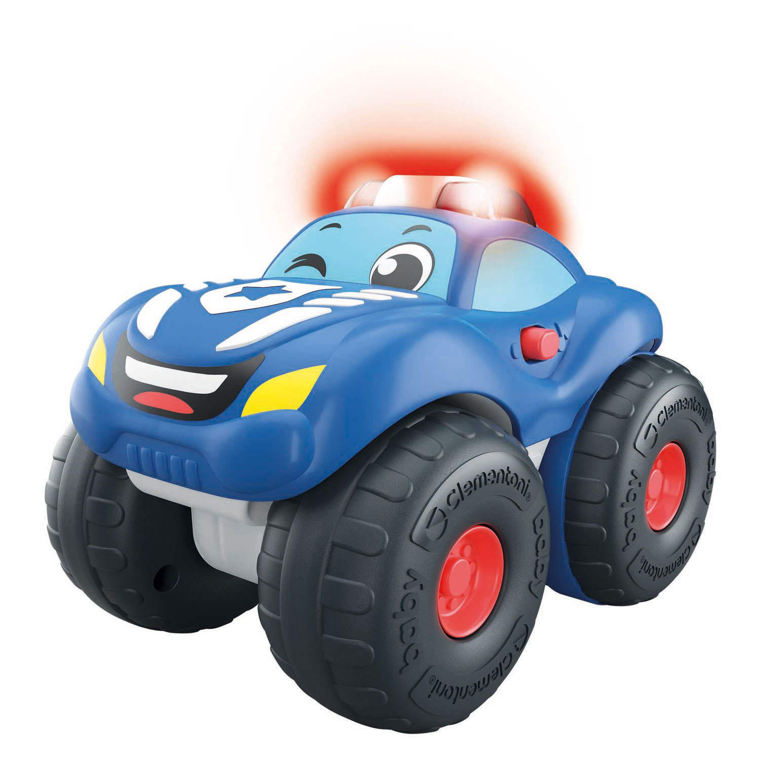 Clementoni Baby Pull Back  Politieauto met Geluid