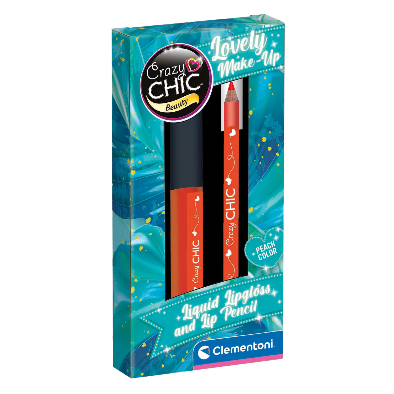 Clementoni Crazy Chic Lipgloss en Lipliner Oranje