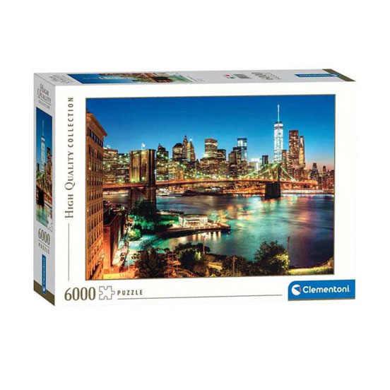 Puzzle Clementoni Brooklyn Bridge Lights, 6000 pièces.