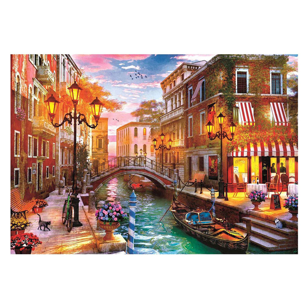 Puzzle Clementoni Coucher de soleil Venise, 500 pièces.