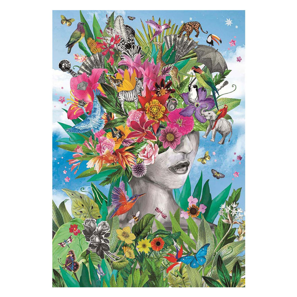 Puzzle Clementoni Tête dans la jungle, 500 pièces.