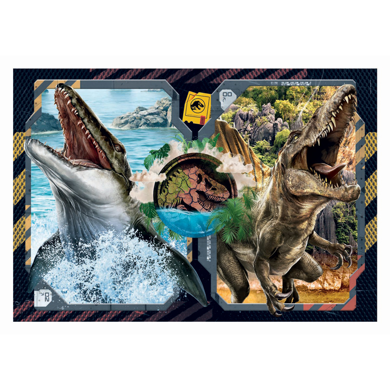 Puzzle Clementoni Jurassic World, 2x60 pièces.