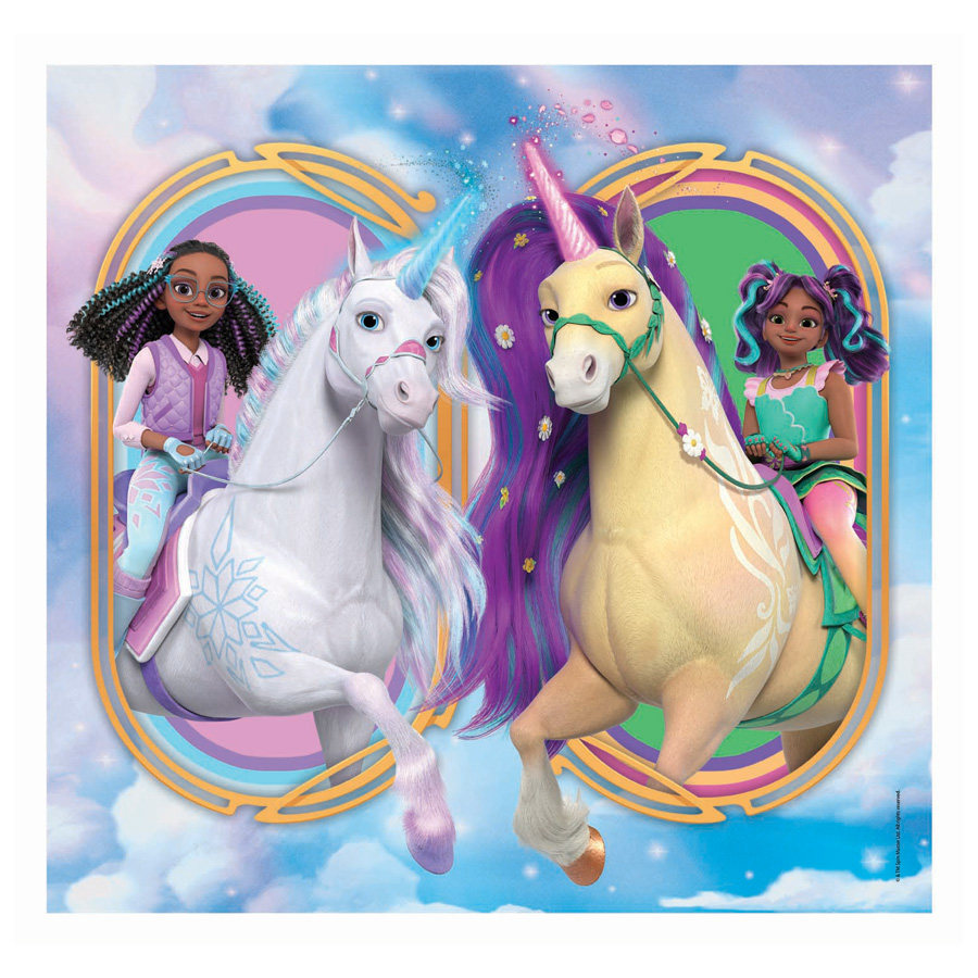 Clementoni Puzzle Einhorn-Akademie, 3x48Stk.