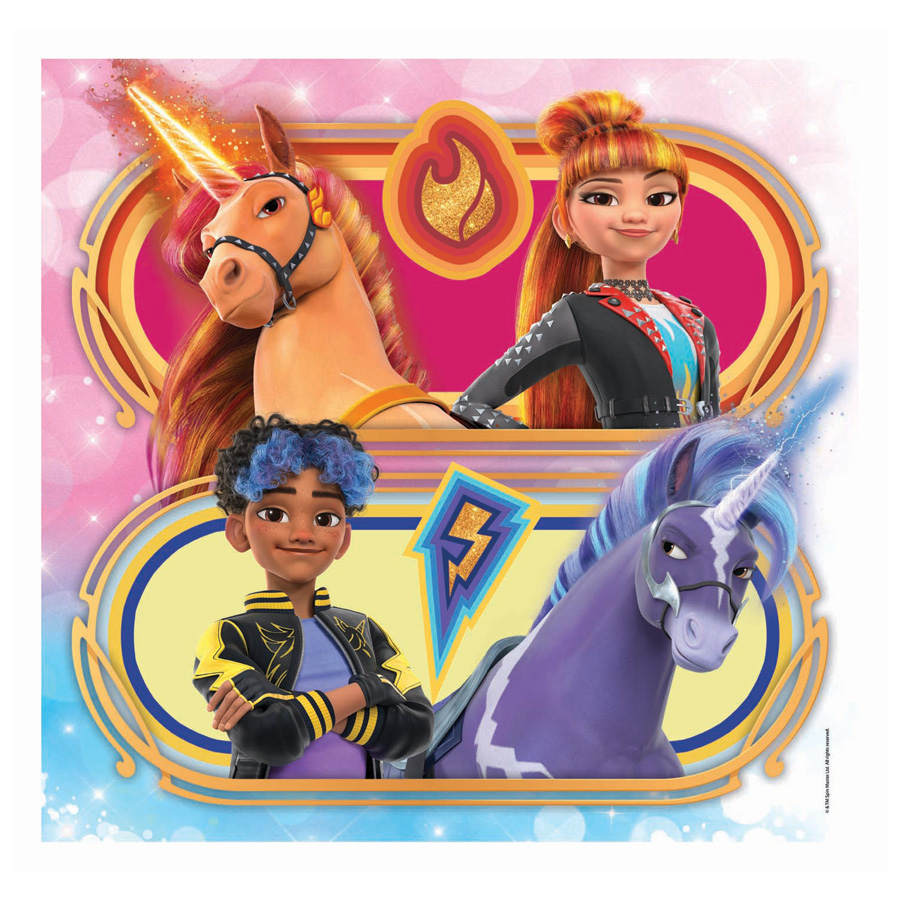 Clementoni Puzzle Einhorn-Akademie, 3x48Stk.