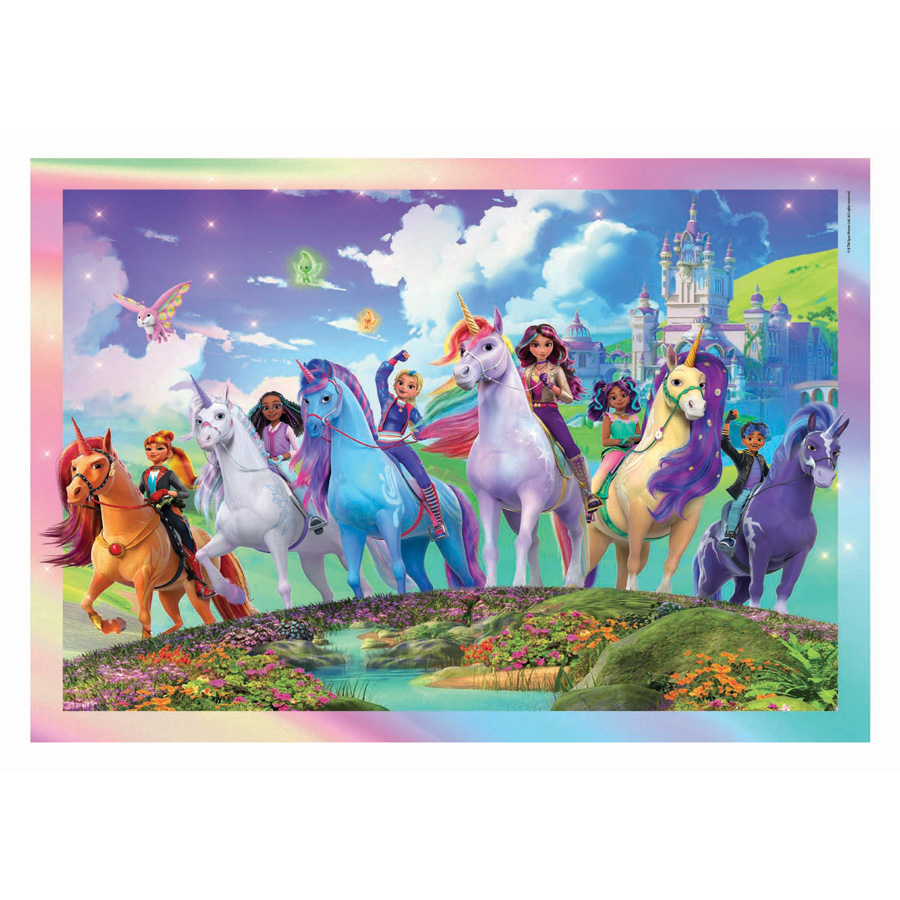 Puzzle Clementoni Académie de la Licorne - 104 pièces.