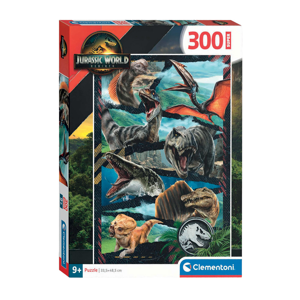 Puzzle Clementoni Super Jurassic World, 300 pièces.