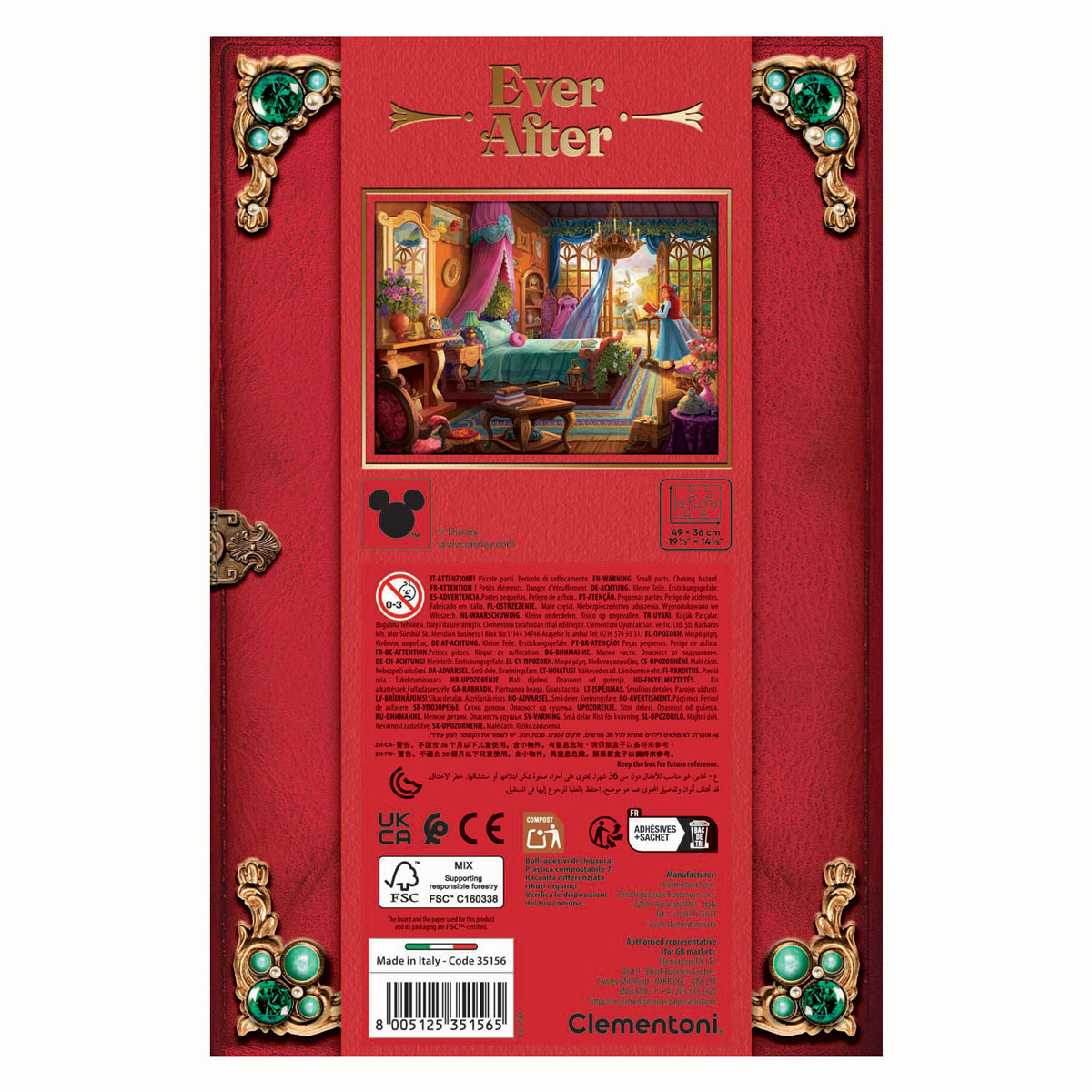 Clementoni Legpuzzel Ariel Ever After - 500st.