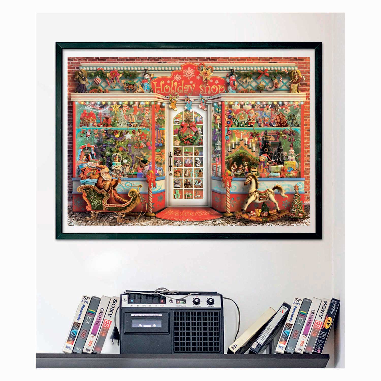 Clementoni Weihnachtsladen-Puzzle – 500 Teile.