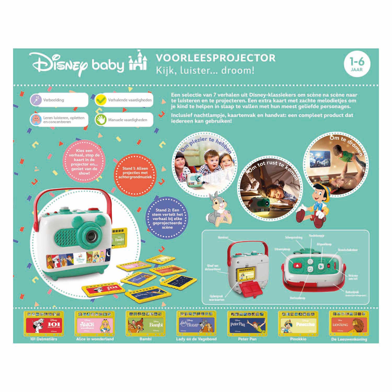 Clementoni Disney Baby Voorleesprojector