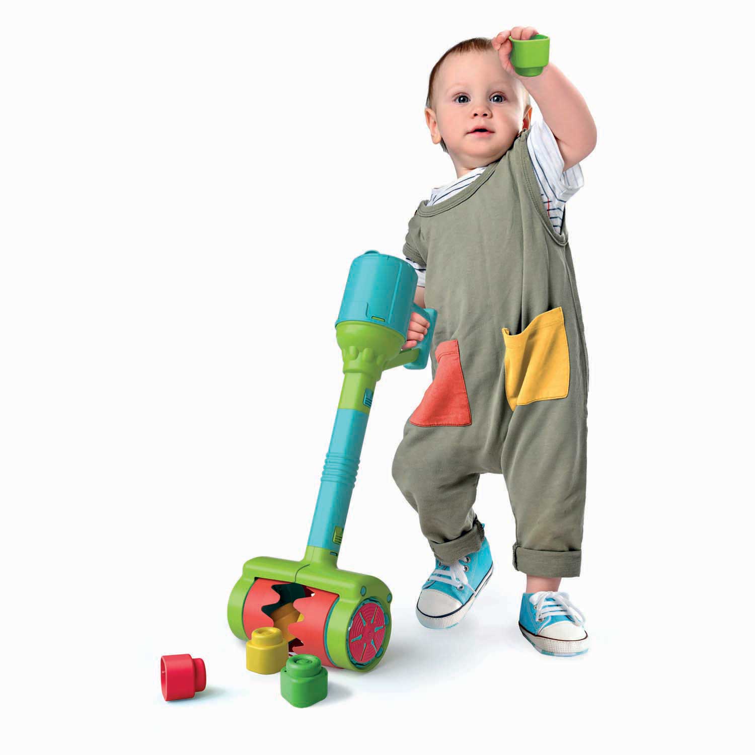 Clementoni Soft Clemmy Stofzuiger met 6 Blokken