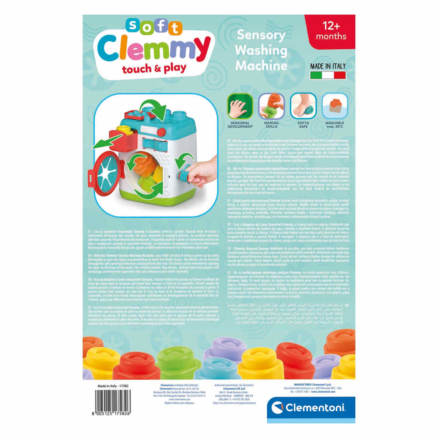 Clementoni Soft Clemmy Wasmachine