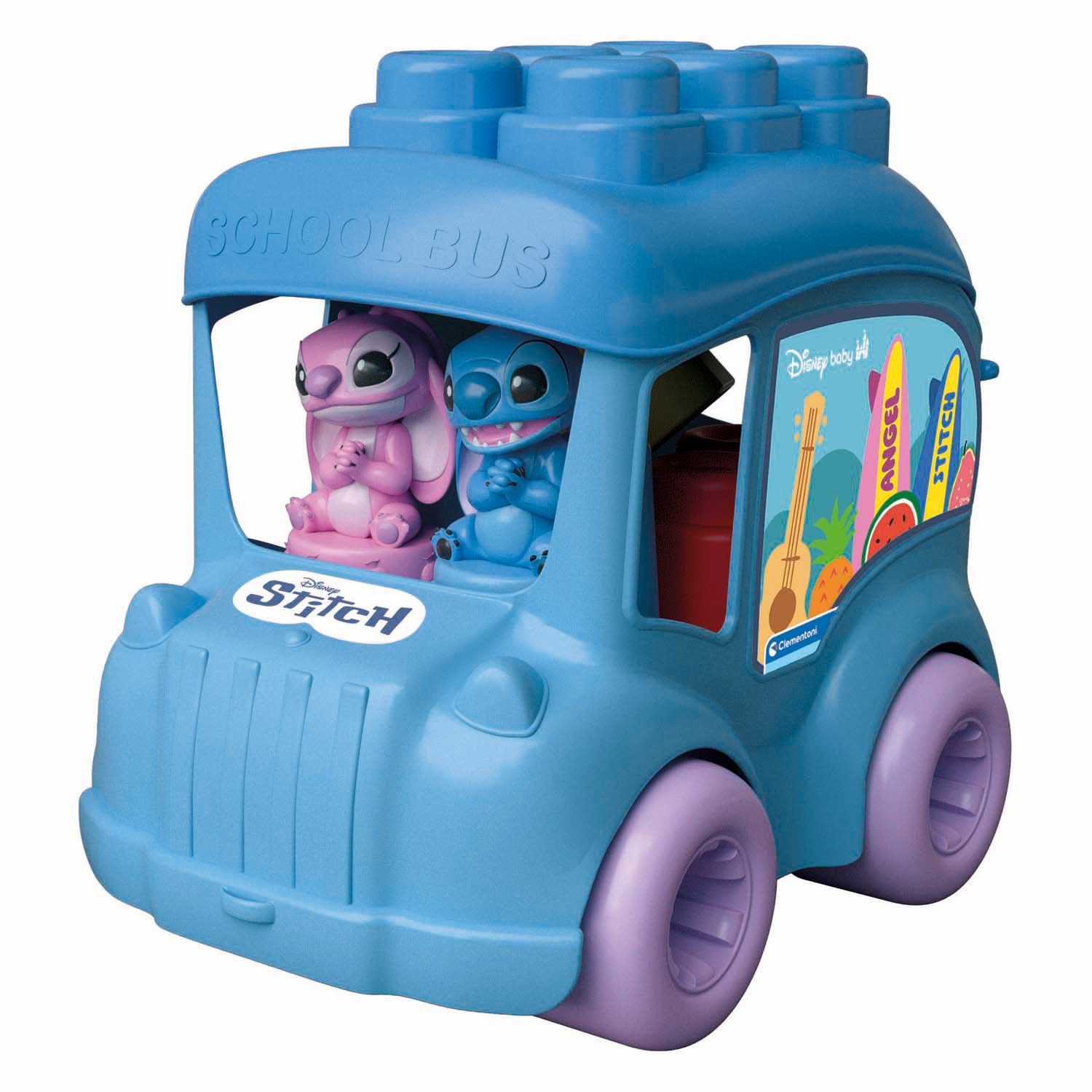 Clementoni Soft Clemmy Stitch Schoolbus