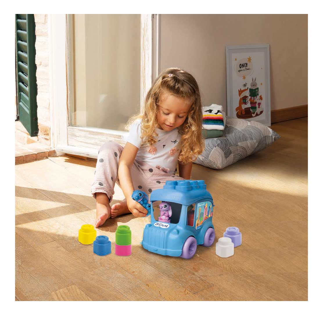 Clementoni Soft Clemmy Stitch Schoolbus