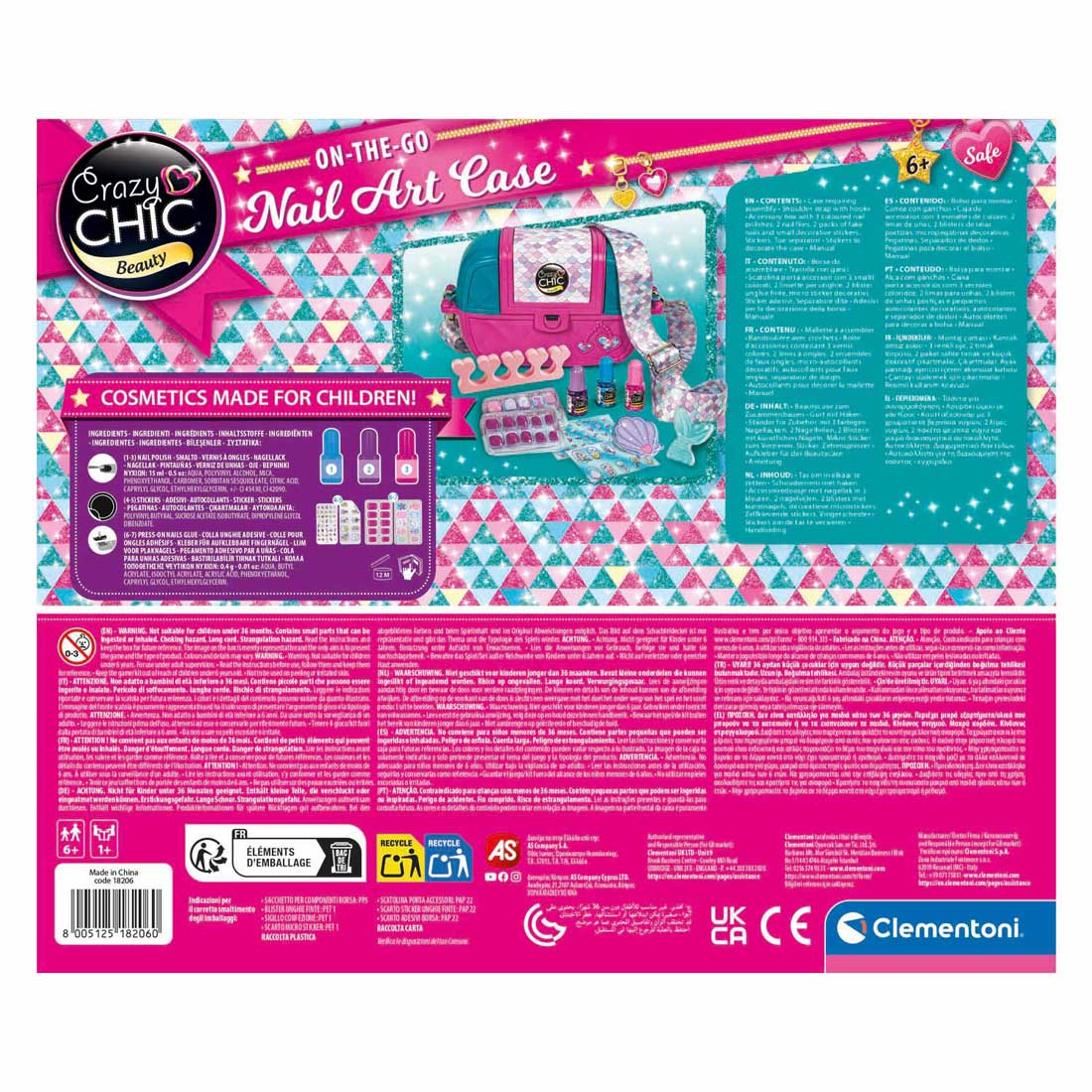 Clementoni Nagelset Koffer Clementoni Nagelset Koffer