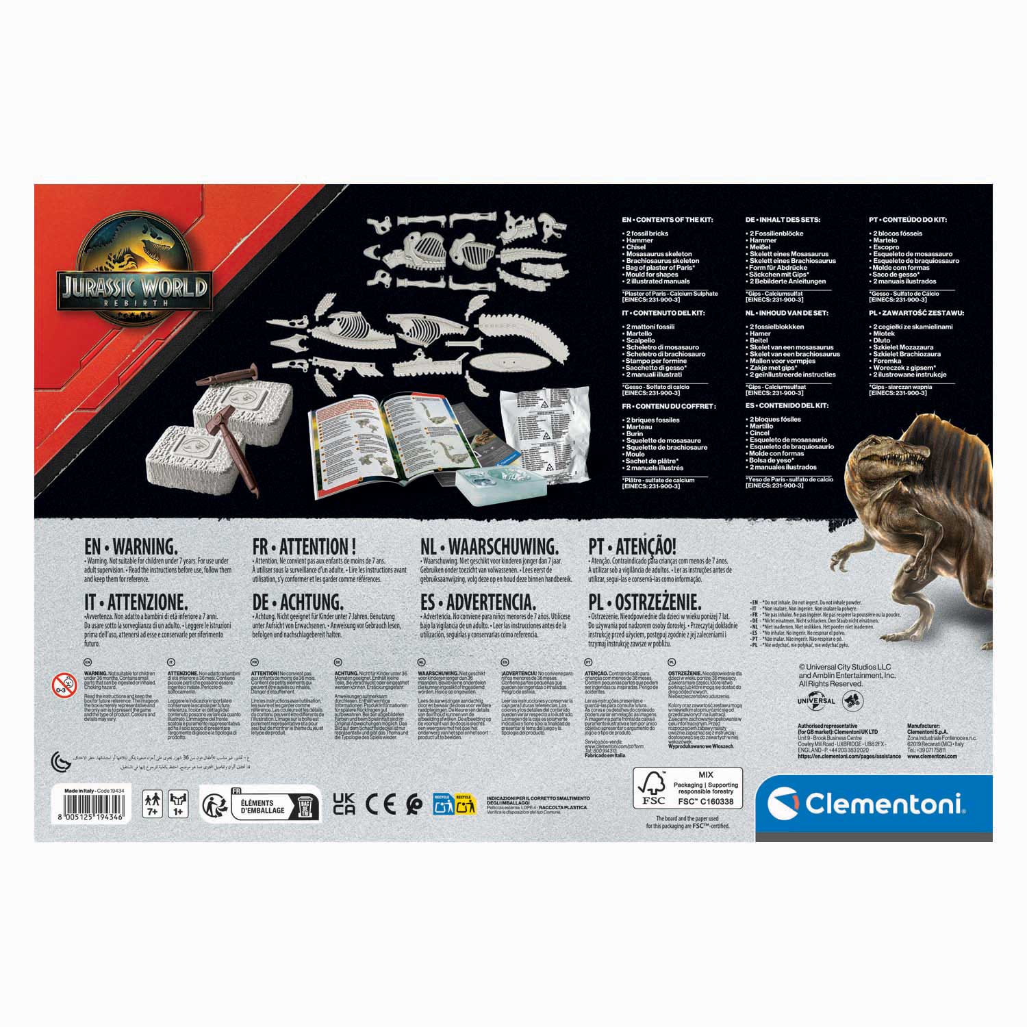 Clementoni Jurassic World Opgraaf Set