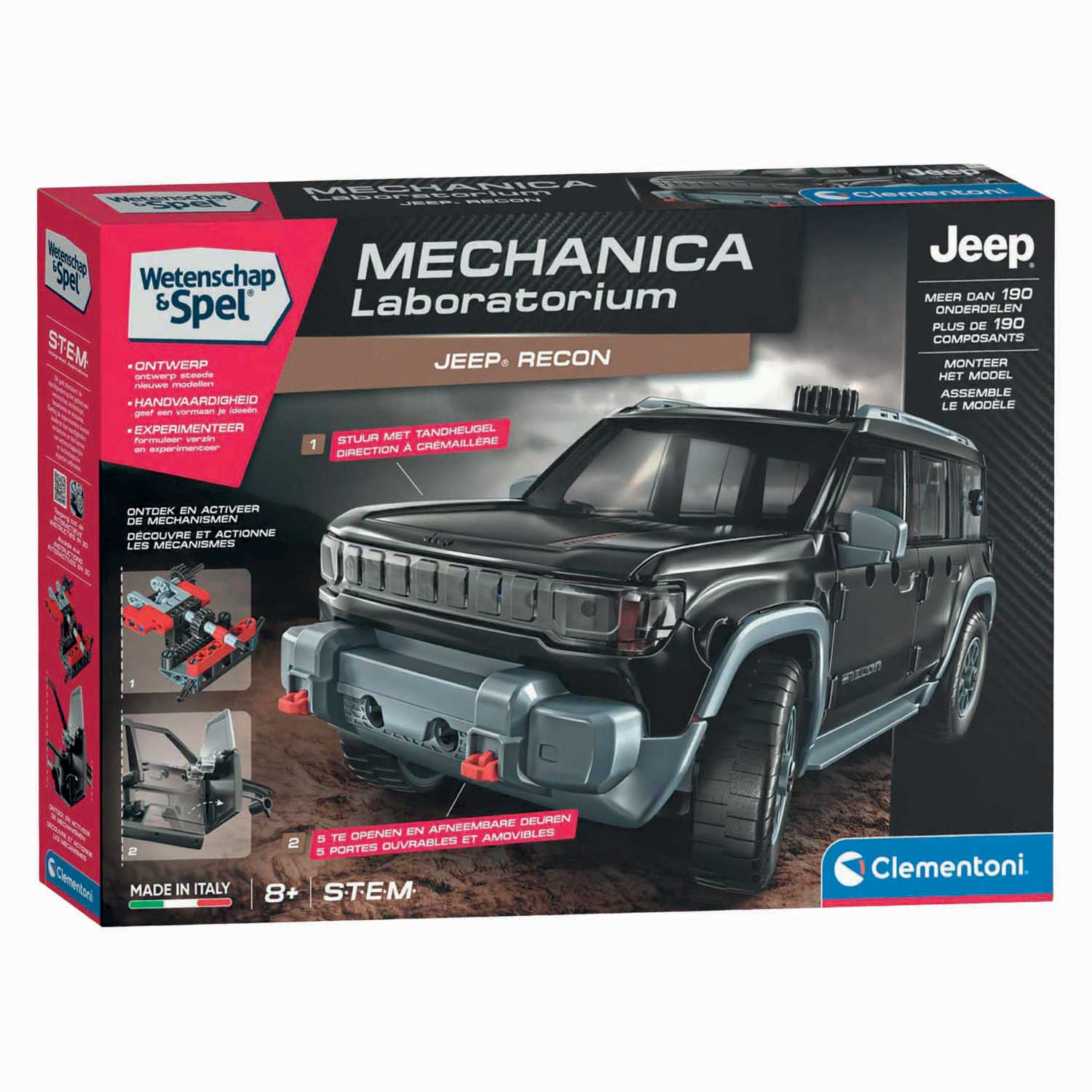 Clementoni Science & Jeux Mécanique Jeep Recon