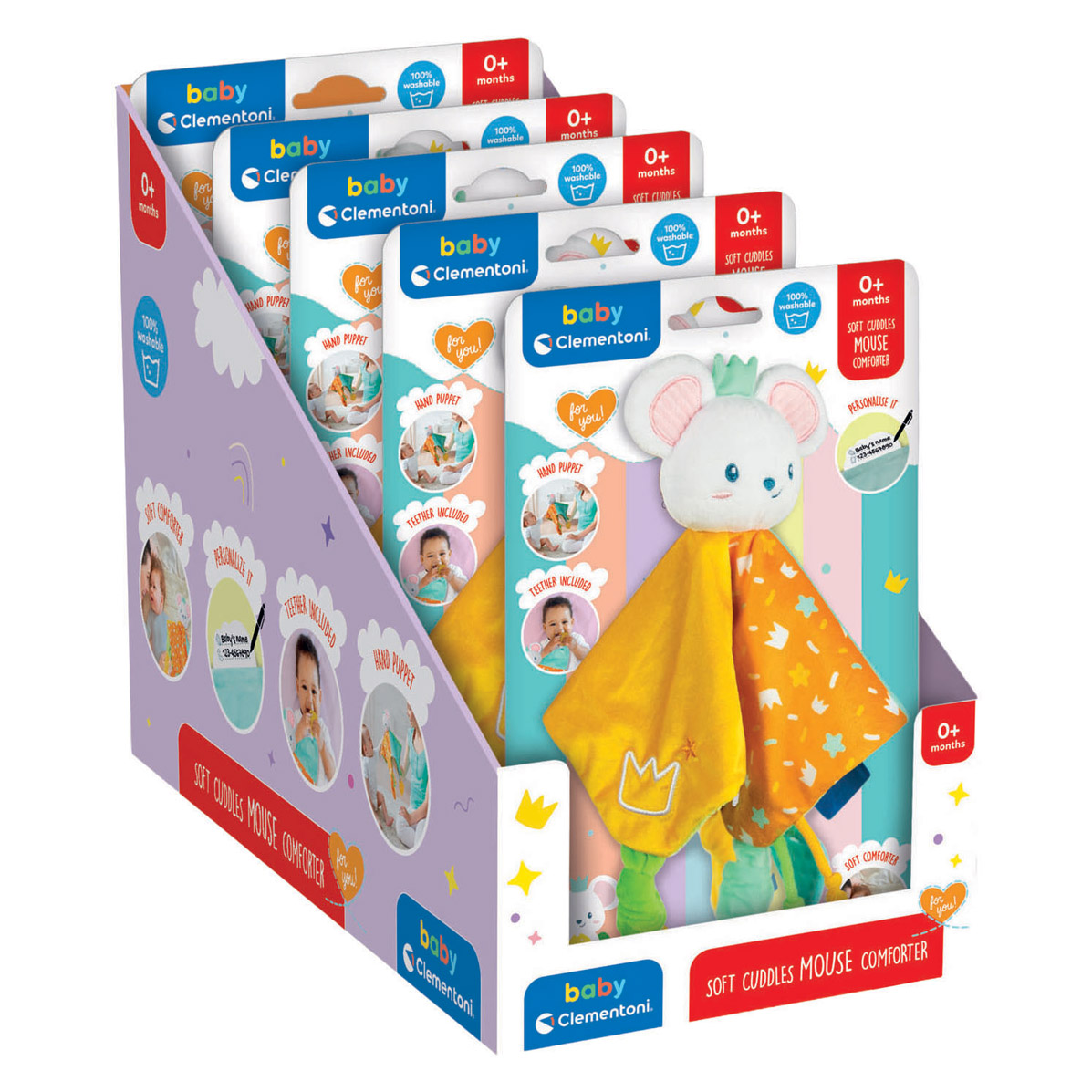 Clementoni Baby Knuffeldoekje Muis