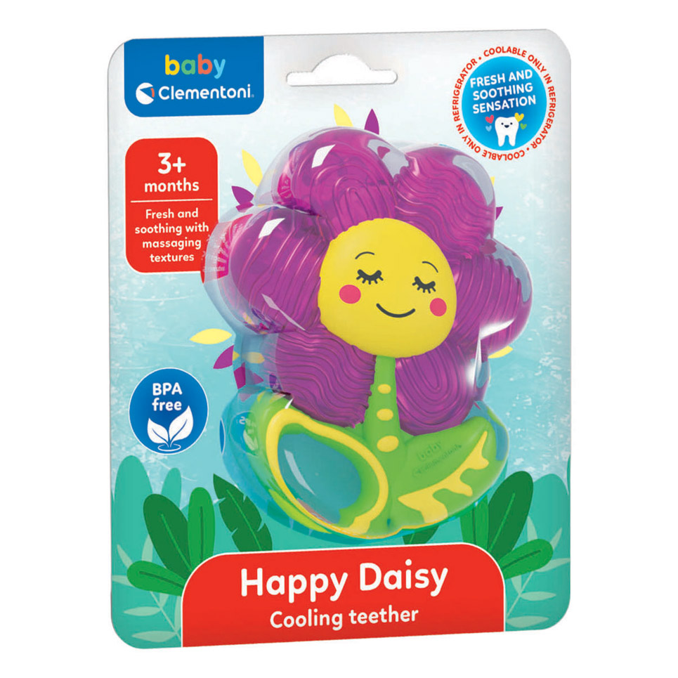Clementoni Baby Koelbijtring Bloem