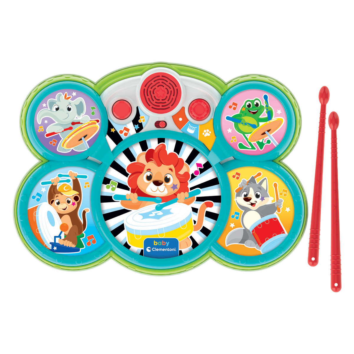 Clementoni Baby Drumset Dieren
