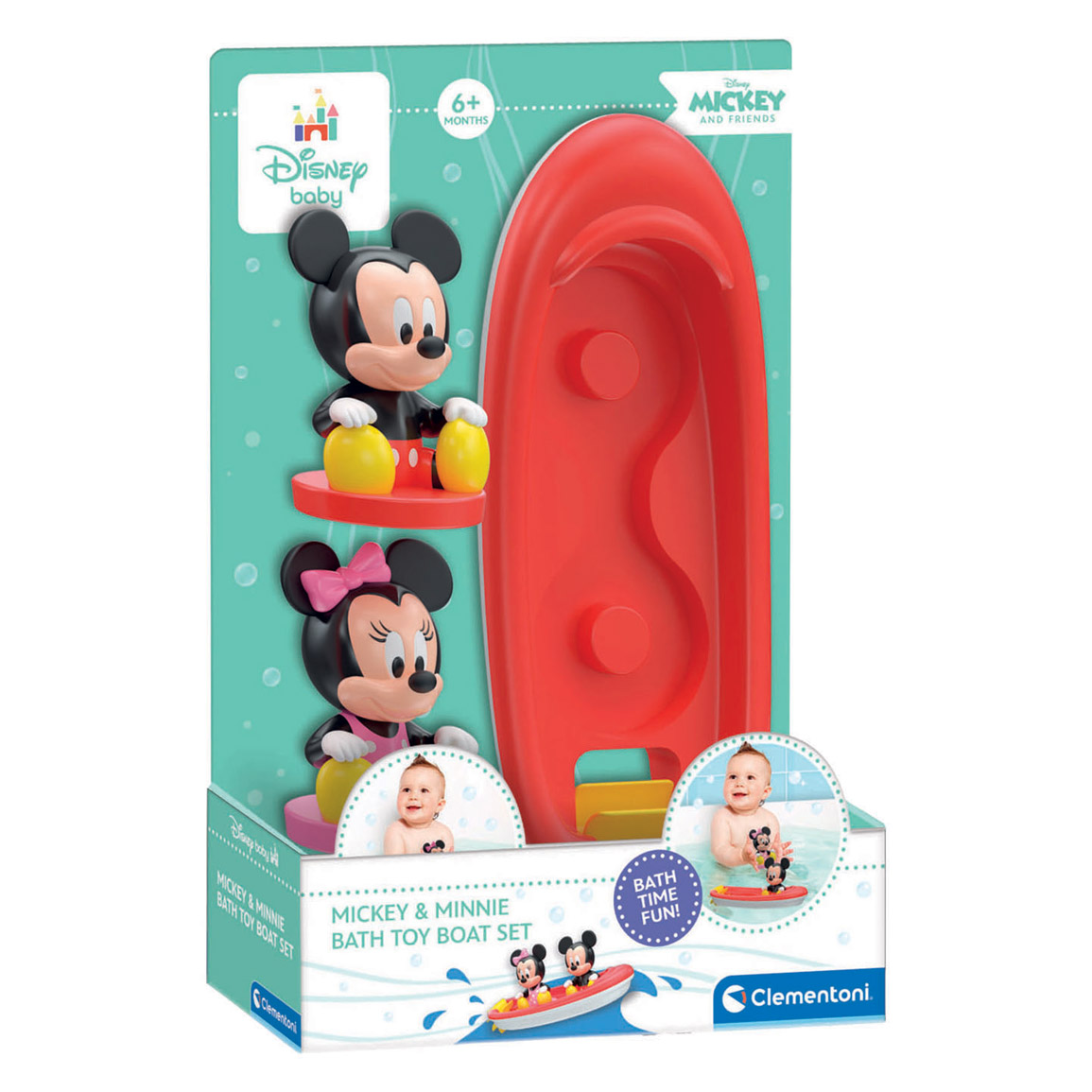 Clementoni Baby Baby Badspeelgoed Bootje Mickey & Minnie