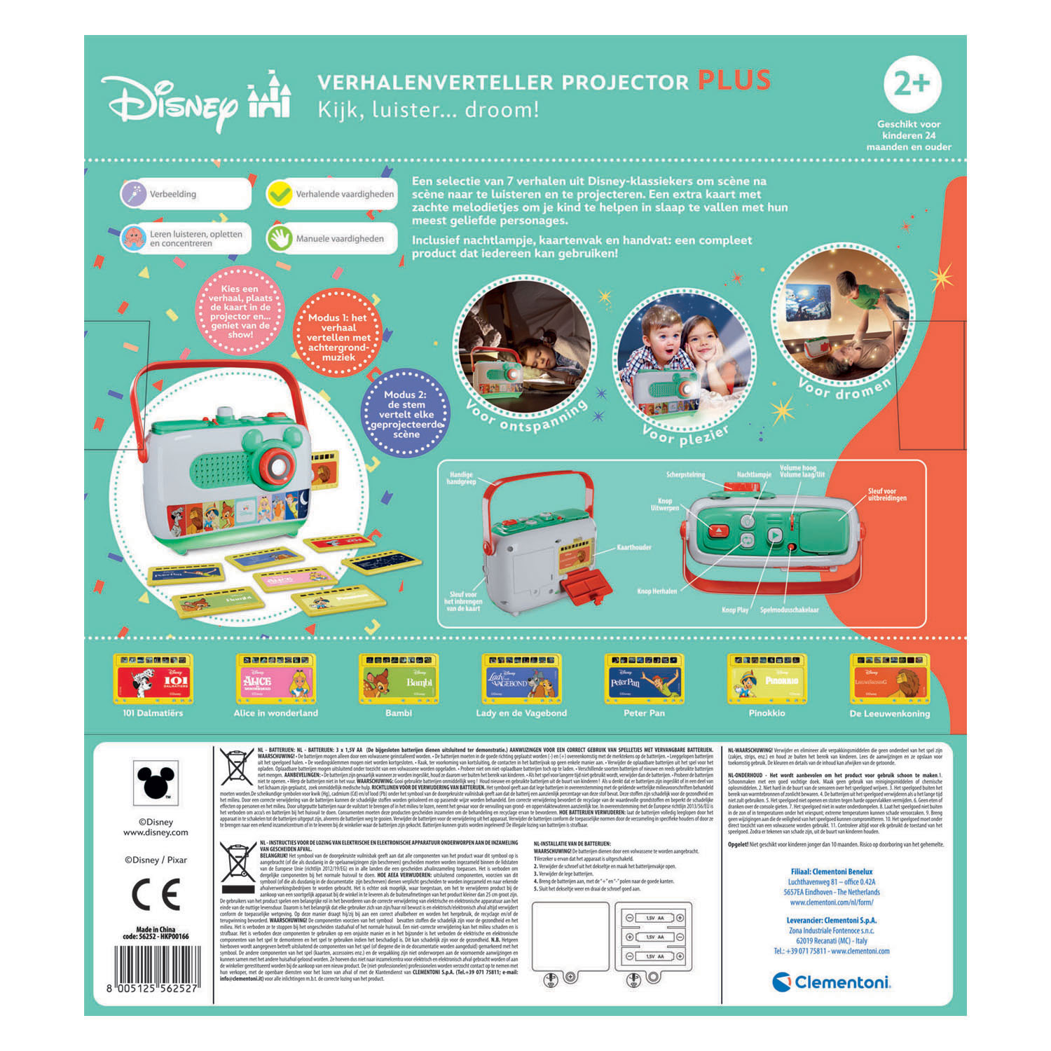 Clementoni Disney Baby Storyteller Projector Plus