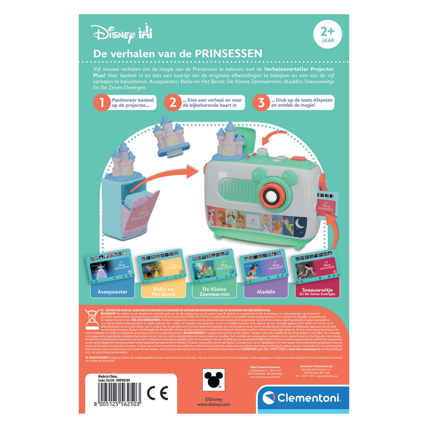Clementoni Baby Disney Baby Verhalenverteller Cassette Princess
