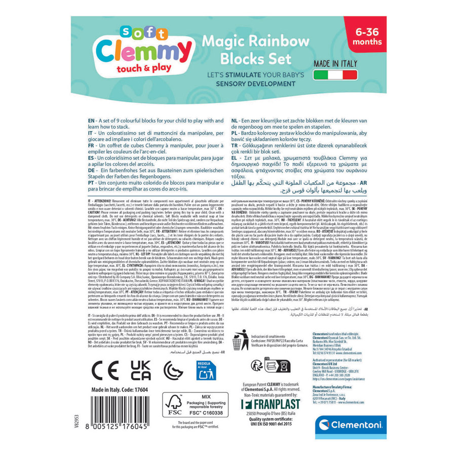 Coffret Clementoni Clemmy en boîte