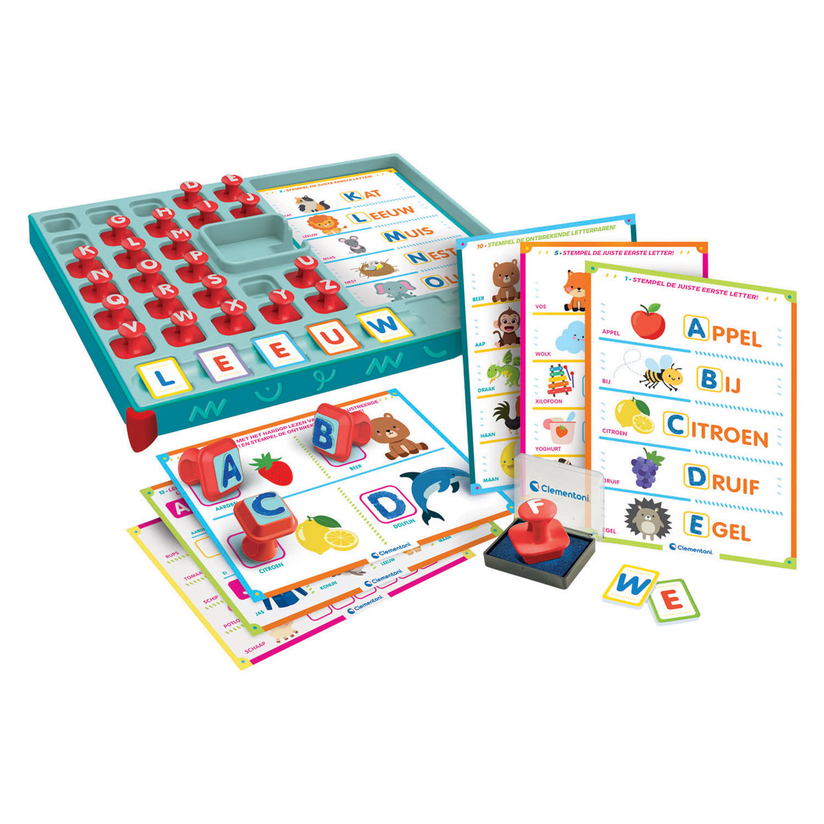 Clementoni Education Spelen met Stempels - Alfabet