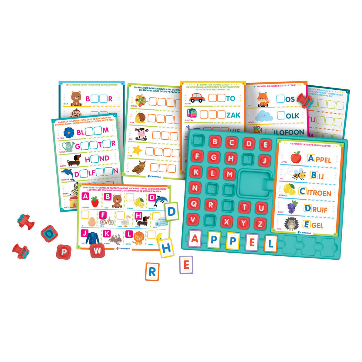 Clementoni Education Spelen met Stempels - Alfabet
