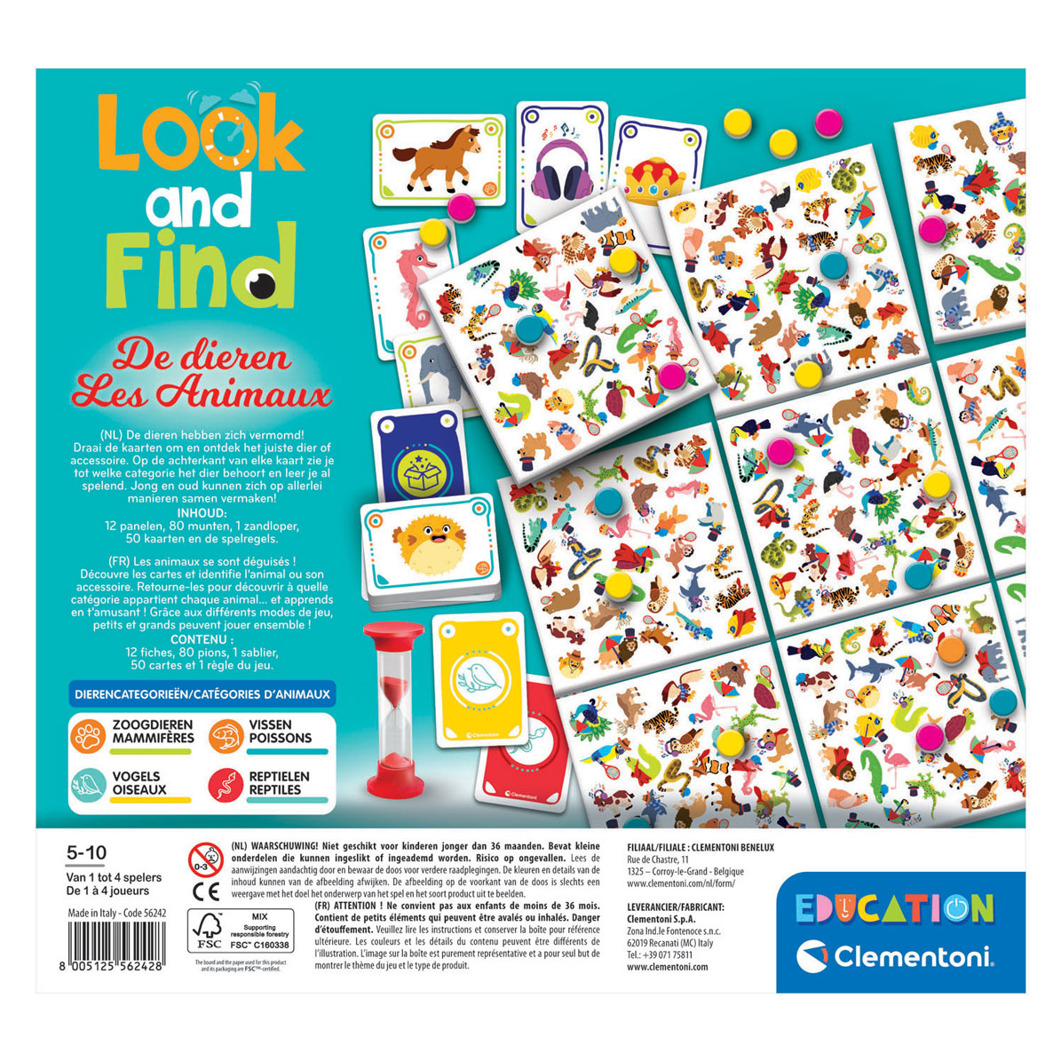 Clementoni Education Zoek & Vind - Dieren