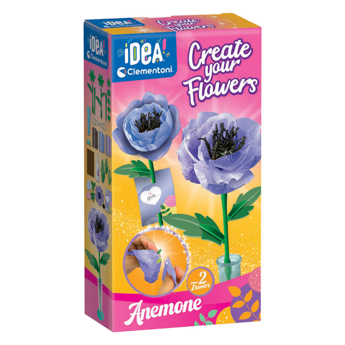 Clementoni Idea Maak Je Eigen Bloemen - Anemoon