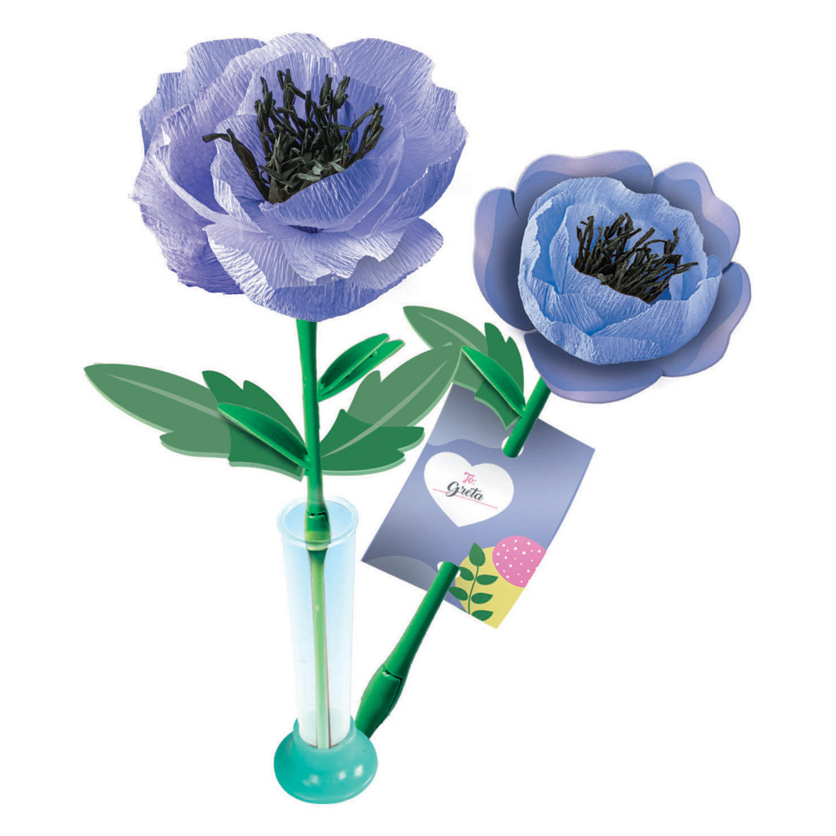 Clementoni Idea Maak Je Eigen Bloemen - Anemoon