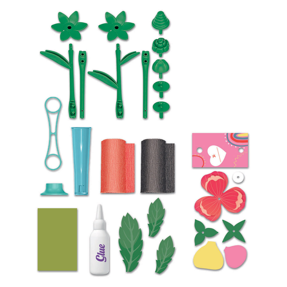 Clementoni Idea Maak Je Eigen Bloemen - Klaproos