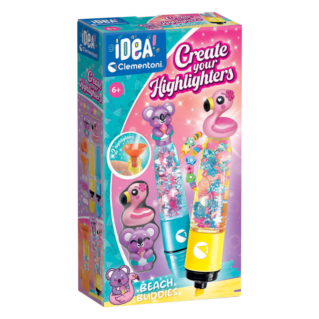 Clementoni Idea Maak Je Eigen Markeerstiften - Zomervrienden