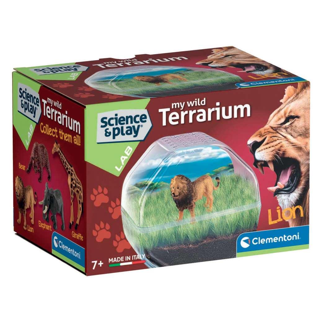Clementoni Wetenschap & Spel My Wild Terrarium - Leeuw