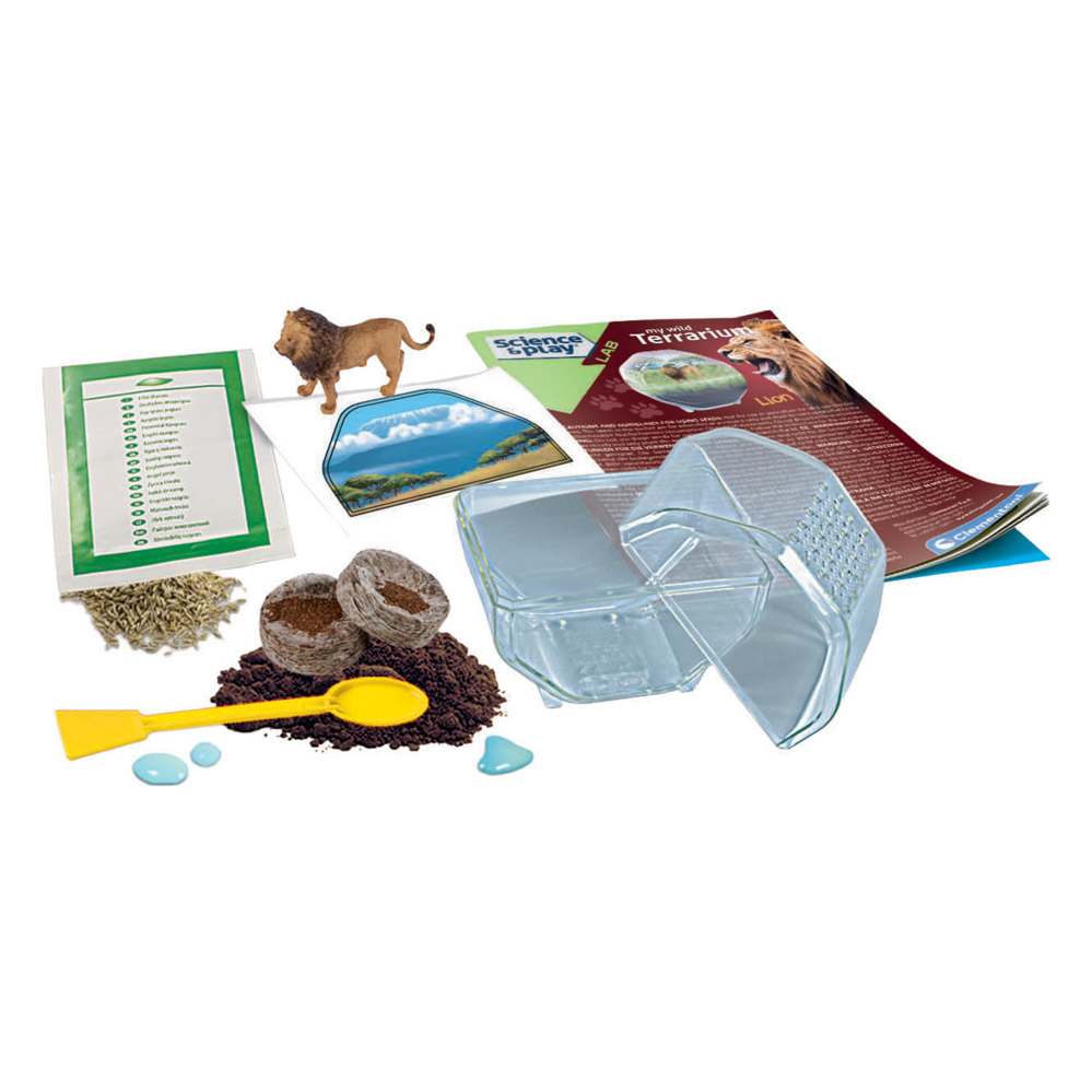 Clementoni Wetenschap & Spel My Wild Terrarium - Leeuw