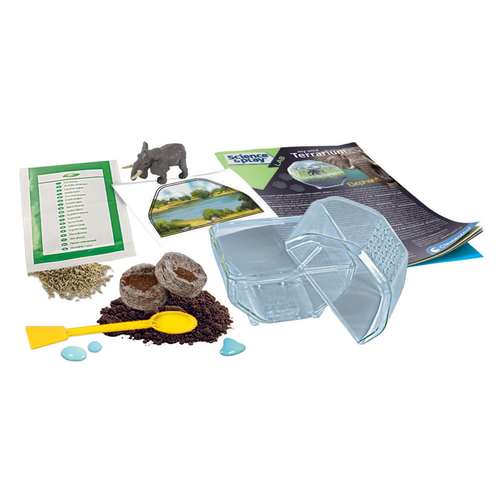 Clementoni Wetenschap & Spel My Wild Terrarium - Olifant