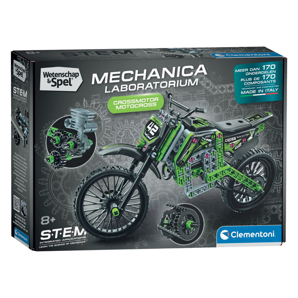 Clementoni Wetenschap & Spel Crossmotor - 170+ dlg.