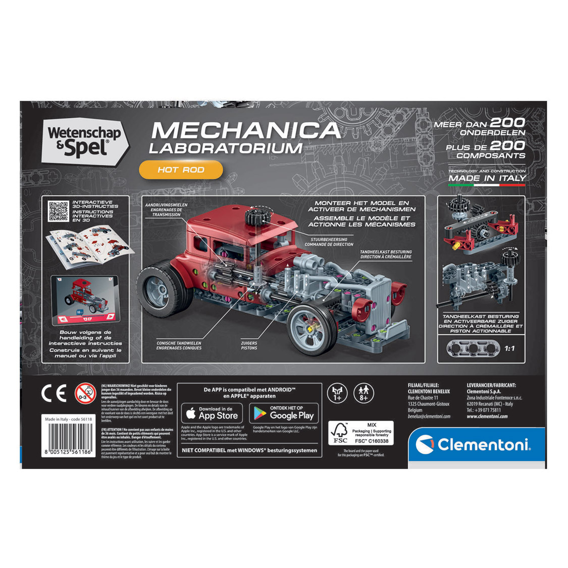 Clementoni Wetenschap & Spel Hot Rod - 200+ dlg.