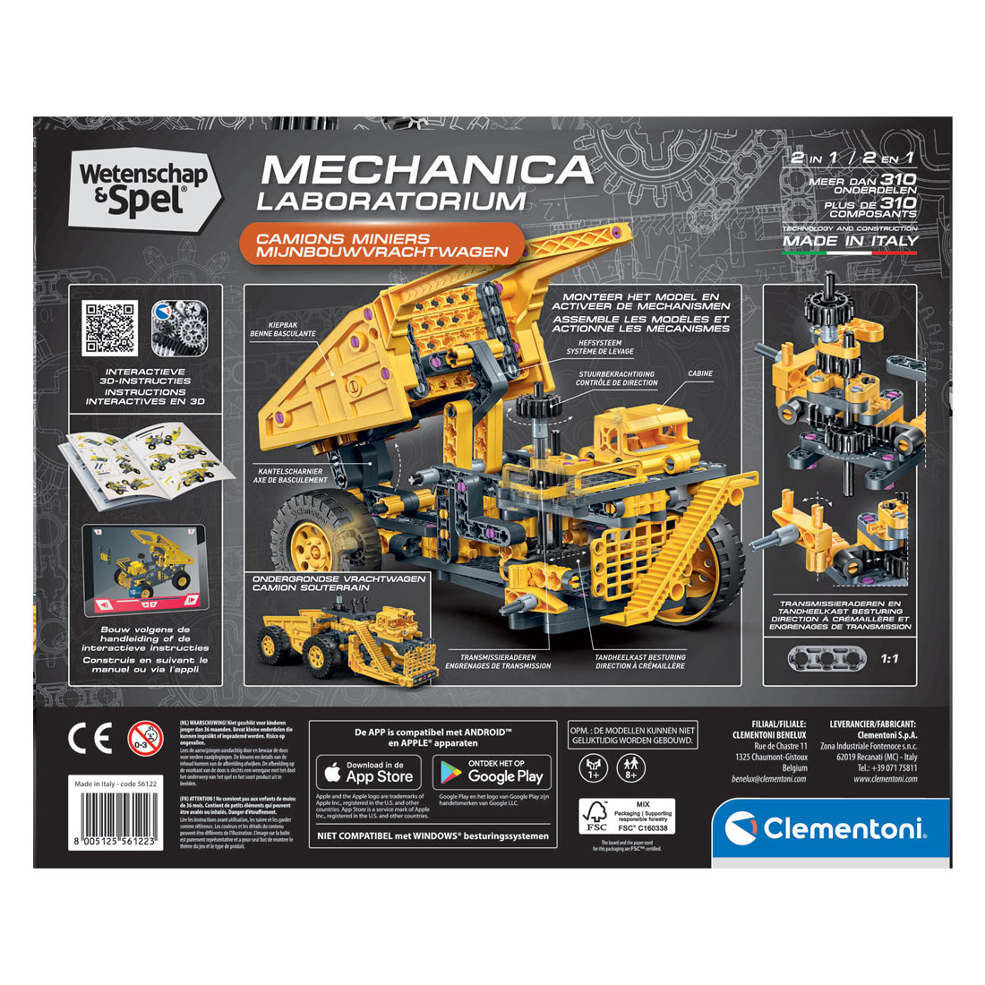 Clementoni Wetenschap & Spel Kiepwagen