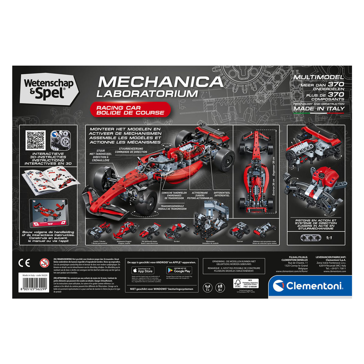 Clementoni Wetenschap en Spel Ultimate Racer - 370dlg.