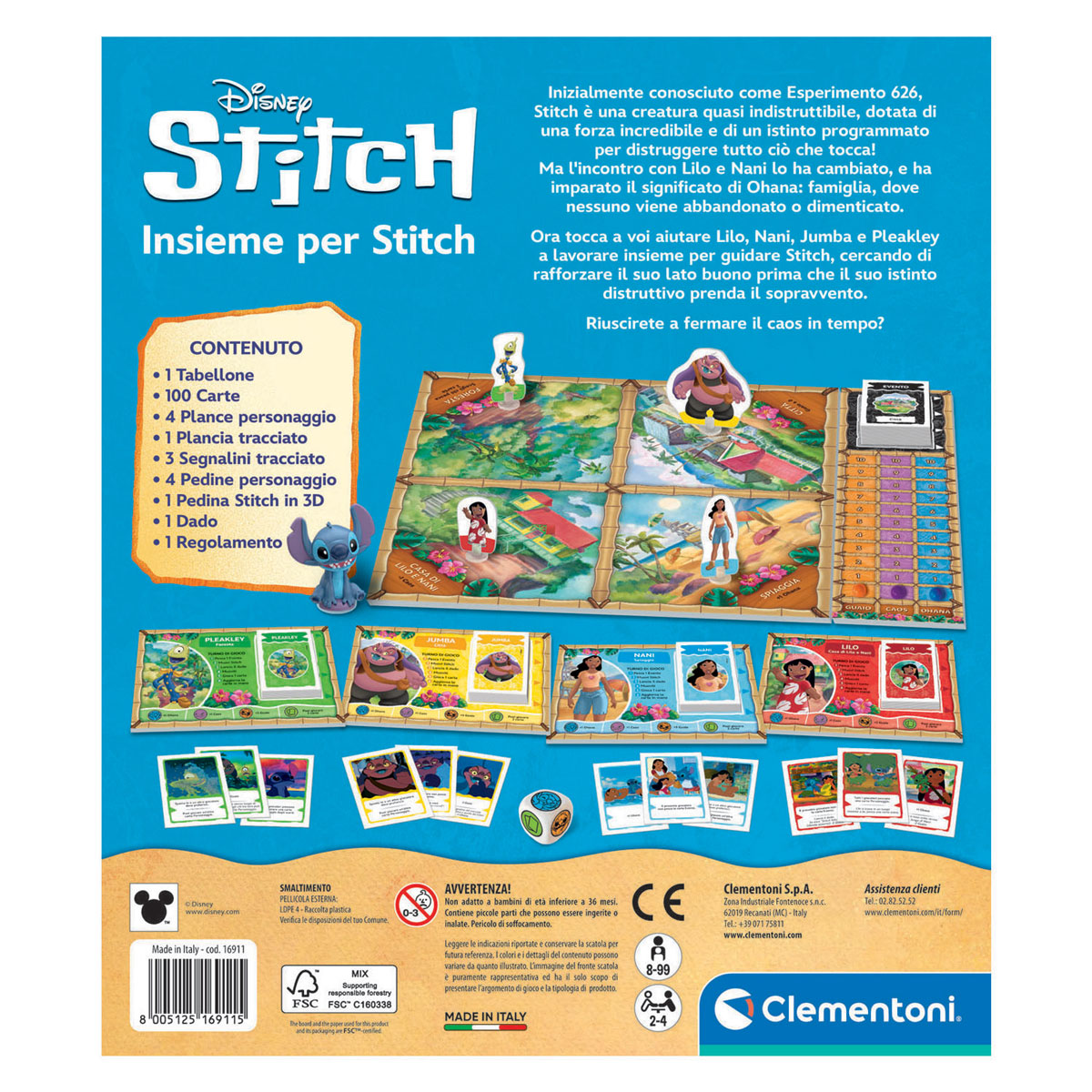 Clementoni Disney Stitch Mission 626 The Inside Battle - Italiaanse Versie