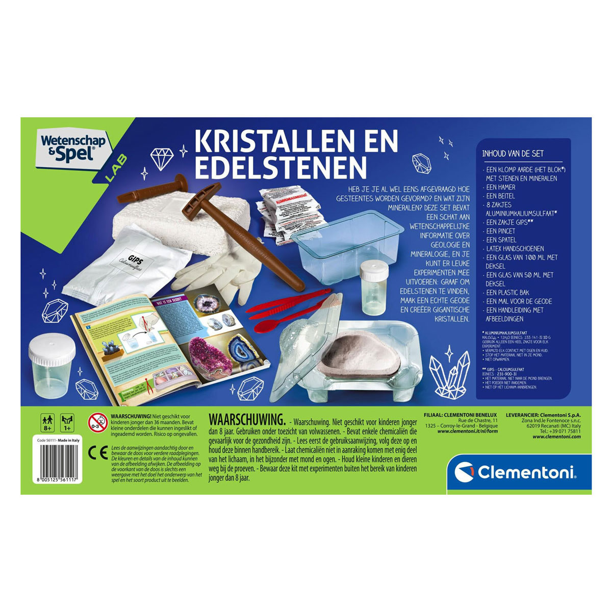 Clementoni Wetenschap & Spel Kristallen en Edelstenen