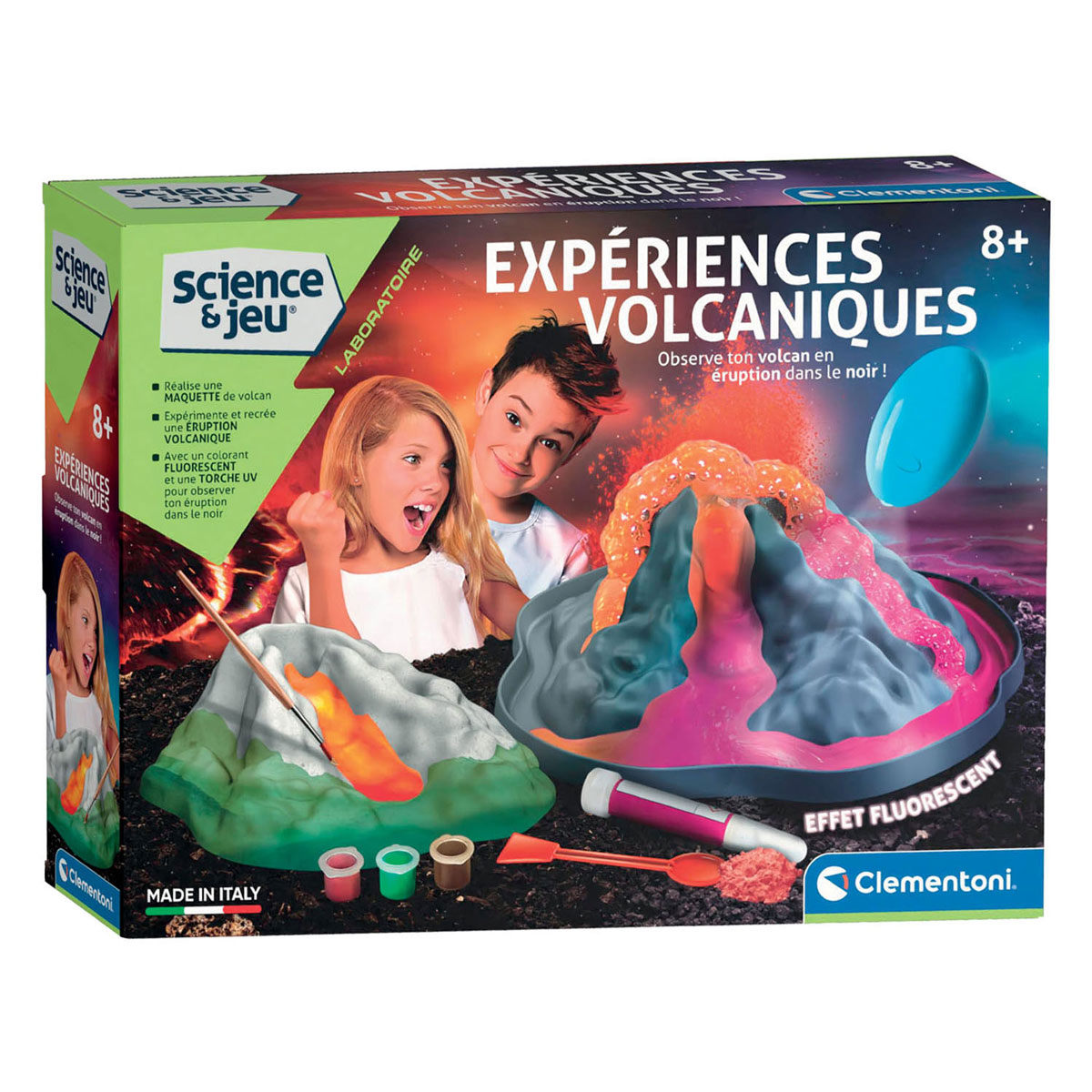 Clementoni Science & Games - Volcan phosphorescent