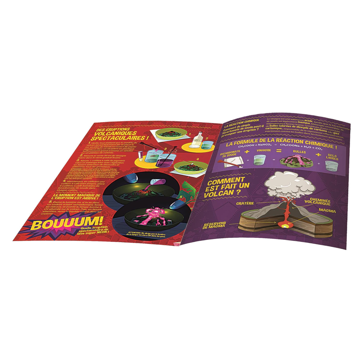 Clementoni Science & Games - Volcan phosphorescent