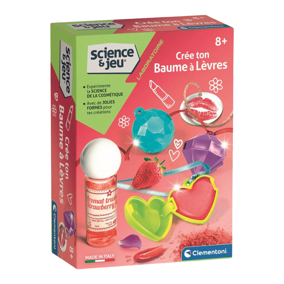 Clementoni Science & Play - Coffret Mini Baume à Lèvres