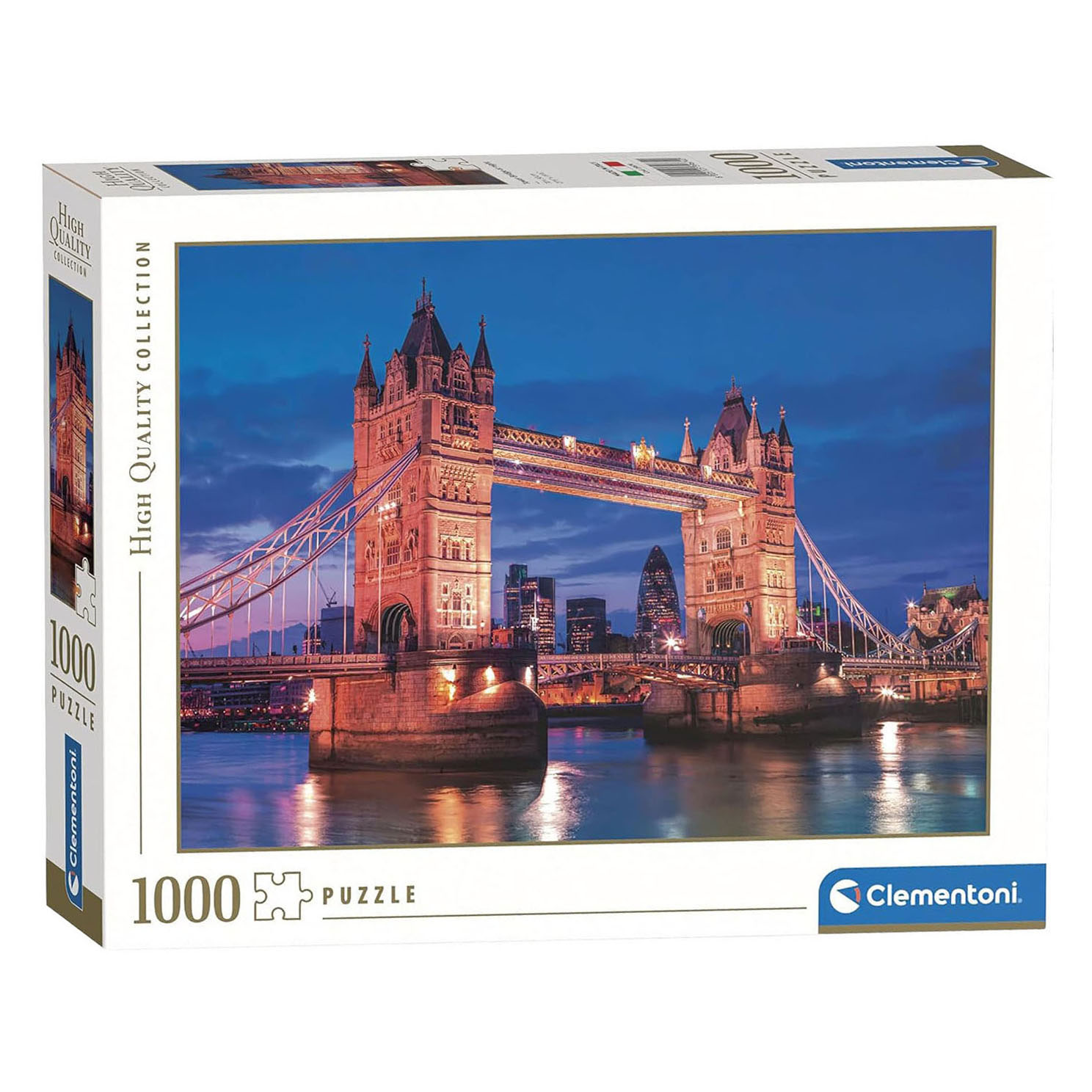 Clementoni Legpuzzel Tower Bridge bij Nacht - 1000st.